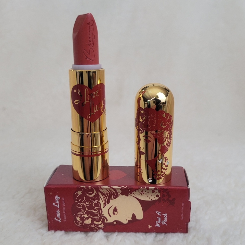 🆕️💄BNIB Besame x I Love Lucy Lipstick  Shade "What A Peach"